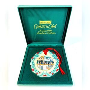 Longaberger Collector’s Club ‘98 Christmas Ornament Shopping on Main Street IOB